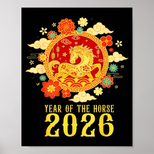 Chinese New Year 2026 Year Of The Horse  ポスター (正面)