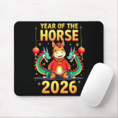 Chinese New Year 2026 Year Of The Horse  マウスパッド (マウス)
