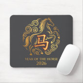 Chinese New Year 2026 Year Of The Horse 0  マウスパッド (マウス)