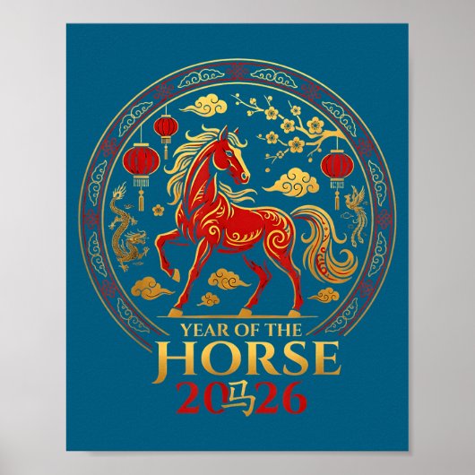 Chinese New Year 2026 Year Of The Horse 4  ポスター (正面)