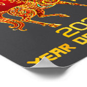 Chinese New Year 2026 Year Of The Horse For Women  ポスター (角)