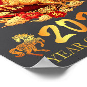 Chinese New Year 2026 Year Of The Horse Happy Luna ポスター (角)