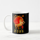 Chinese New Year 2026 Year Of The Horse Lunar New  コーヒーマグカップ (左)