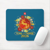 Chinese New Year 2026 Year Of The Horse Lunar New  マウスパッド (マウス)