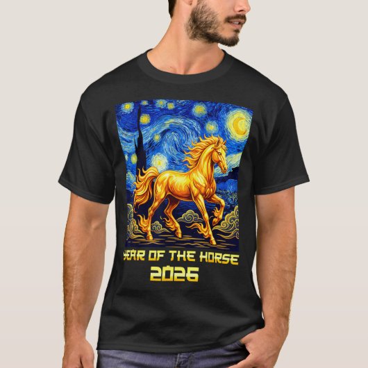 Chinese New Year 2026 Year Of The Horse Lunar New  Tシャツ (正面)