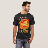 Chinese New Year 2026 Year Of The Horse Lunar New  Tシャツ (正面フル)