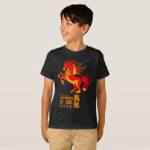 Chinese New Year 2026 Year Of The Horse New Year's Tシャツ (正面フル)