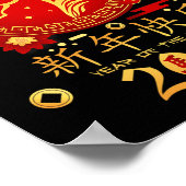 Chinese New Year 2026 Year Of The Horse Premium  ポスター (角)