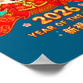 Chinese New Year 2026 Year Of The Horse Toddler Ki ポスター (角)