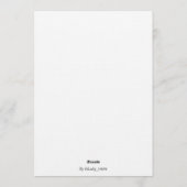 Chinese New Year Card #3 General stlady_1989 招待状 (裏面)