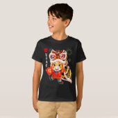 Chinese New Year Clothing Red Horse Year Of The Ho Tシャツ (正面フル)