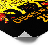 Chinese New Year Clothing Year Of The Horse 2026  ポスター (角)