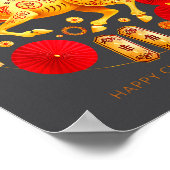 Chinese New Year Clothing Year Of The Horse 2026  ポスター (角)