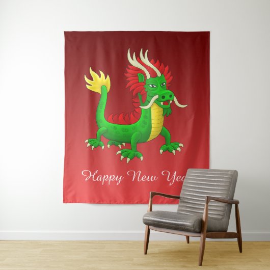 Chinese New Year Dragon タペストリー (インサイチュ)