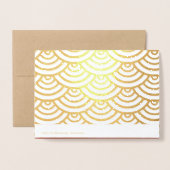 Chinese New Year Horse 2026 Luxury Foil GC 箔カード (裏面封筒付き)