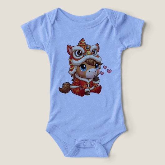 Chinese New Year Horse 2026 Zodiac (デザイン正面)