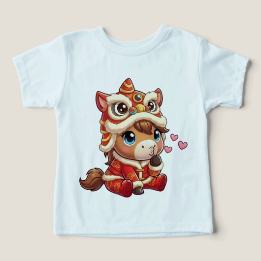 Chinese New Year Horse 2026 Zodiac (デザイン正面)