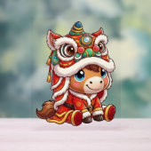 Chinese New Year Horse 2026 Zodiac アクリルサイン (ニュートラル)