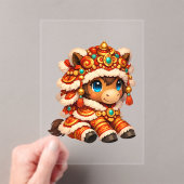 Chinese New Year Horse 2026 Zodiac アクリル招待状 (インサイチュ (ポータブル))