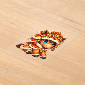 Chinese New Year Horse 2026 Zodiac アクリル招待状 (レイダウン)