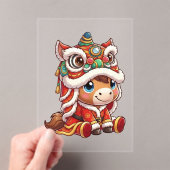 Chinese New Year Horse 2026 Zodiac アクリル招待状 (インサイチュ (ポータブル))