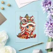 Chinese New Year Horse 2026 Zodiac アクリル招待状 (インサイチュ (ウェディング))