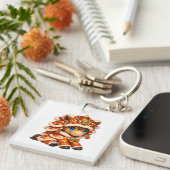 Chinese New Year Horse 2026 Zodiac キーホルダー (正面右)