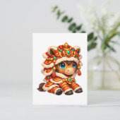 Chinese New Year Horse 2026 Zodiac シーズンポストカード (スタンド正面)