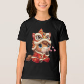 Chinese New Year Horse 2026 Zodiac トライブレンドTシャツ (正面)