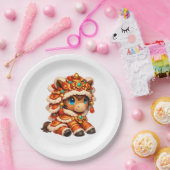 Chinese New Year Horse 2026 Zodiac ペーパープレート (パーティー)