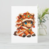 Chinese New Year Horse 2026 Zodiac 招待状 (スタンド正面)