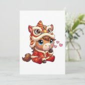 Chinese New Year Horse 2026 Zodiac 招待状 (スタンド正面)