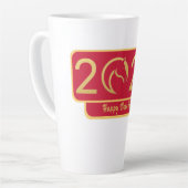 Chinese New Year Horse Perfect Gift カフェラテマグ (左アングル)