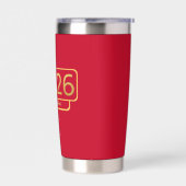 Chinese New Year Horse Perfect Gift 保温保冷タンブラー (左面)