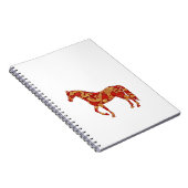 Chinese New Year Horse with Dragon Phoenix  ノートブック (右側)