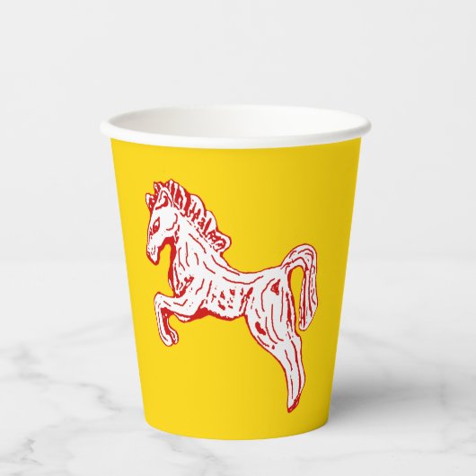 Chinese New Year Horse Zodiac Party Cup 2026 紙コップ (正面)