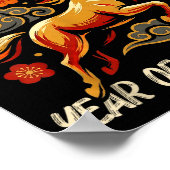 Chinese New Year Lunar Year Of The Horse 2026  ポスター (角)