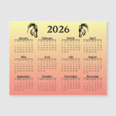 Chinese New Year of Horse 2026 Calendar  (正面)