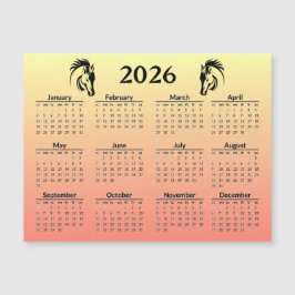 Chinese New Year of Horse 2026 Calendar 