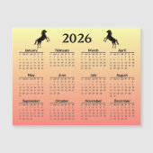 Chinese New Year of Horse 2026 Calendar (正面)