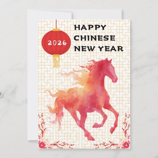 Chinese New year of the Fire Horse 2026 シーズンカード (正面)