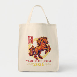 Chinese New Year of The Fire Horse 2026 - Asian トートバッグ
