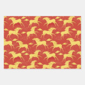 Chinese New Year of the Horse  ラッピングペーパーシート (正面2)