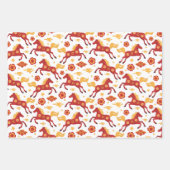 Chinese New Year of the Horse  ラッピングペーパーシート (正面2)