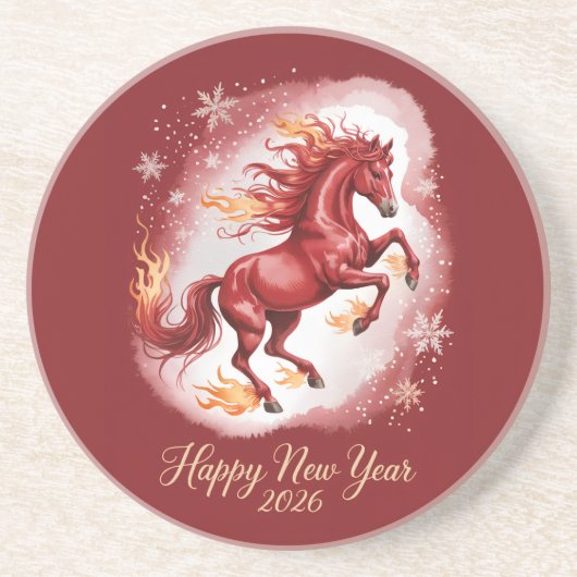 Chinese New year of the Horse 2026 コースター (正面)