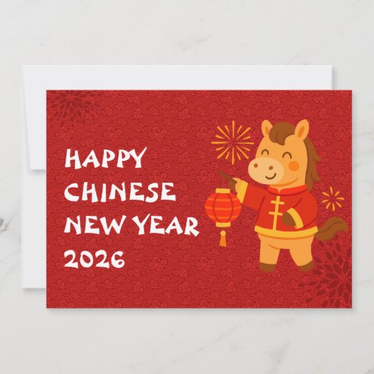 Chinese New year of the Horse 2026 シーズンカード (正面)
