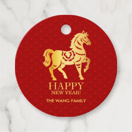 Chinese New year of the Horse 2026 Gift フェイバータグ