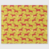 Chinese New Year of the Horse 2026 Wrapping Paper ラッピングペーパー (フラット)