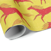 Chinese New Year of the Horse 2026 Wrapping Paper ラッピングペーパー (ロールコーナー)
