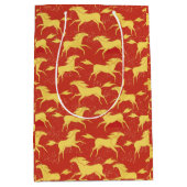 Chinese New Year of the Horse Gift Bag ミディアムペーパーバッグ (正面)